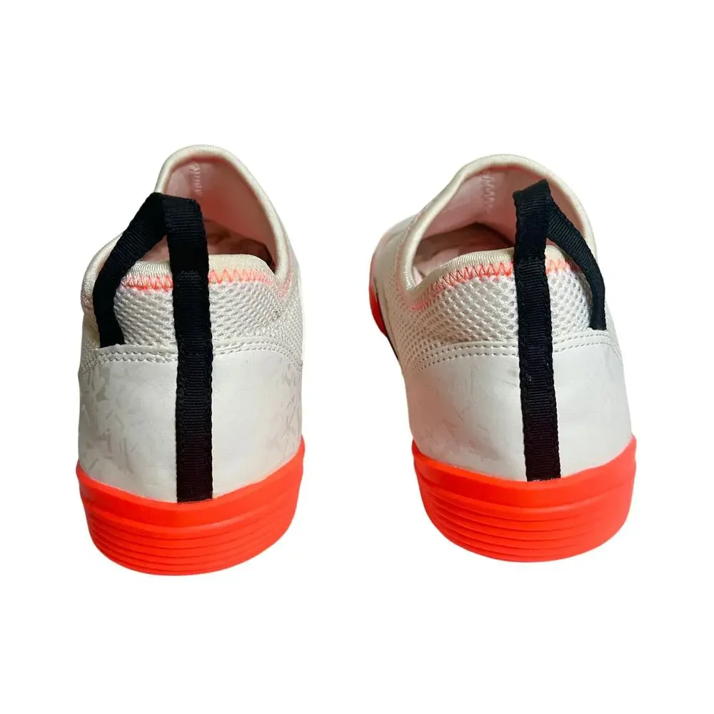 Adidas The Contestant Taekwondo Shoes Neon Orange White Size 11 Mens Slip On MMA